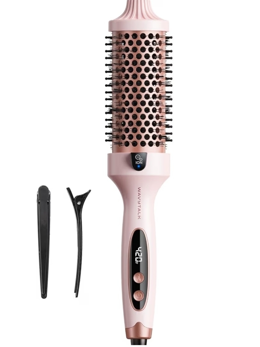 Wavytalk Pink Hot Air Styling Brush with Ion Technology